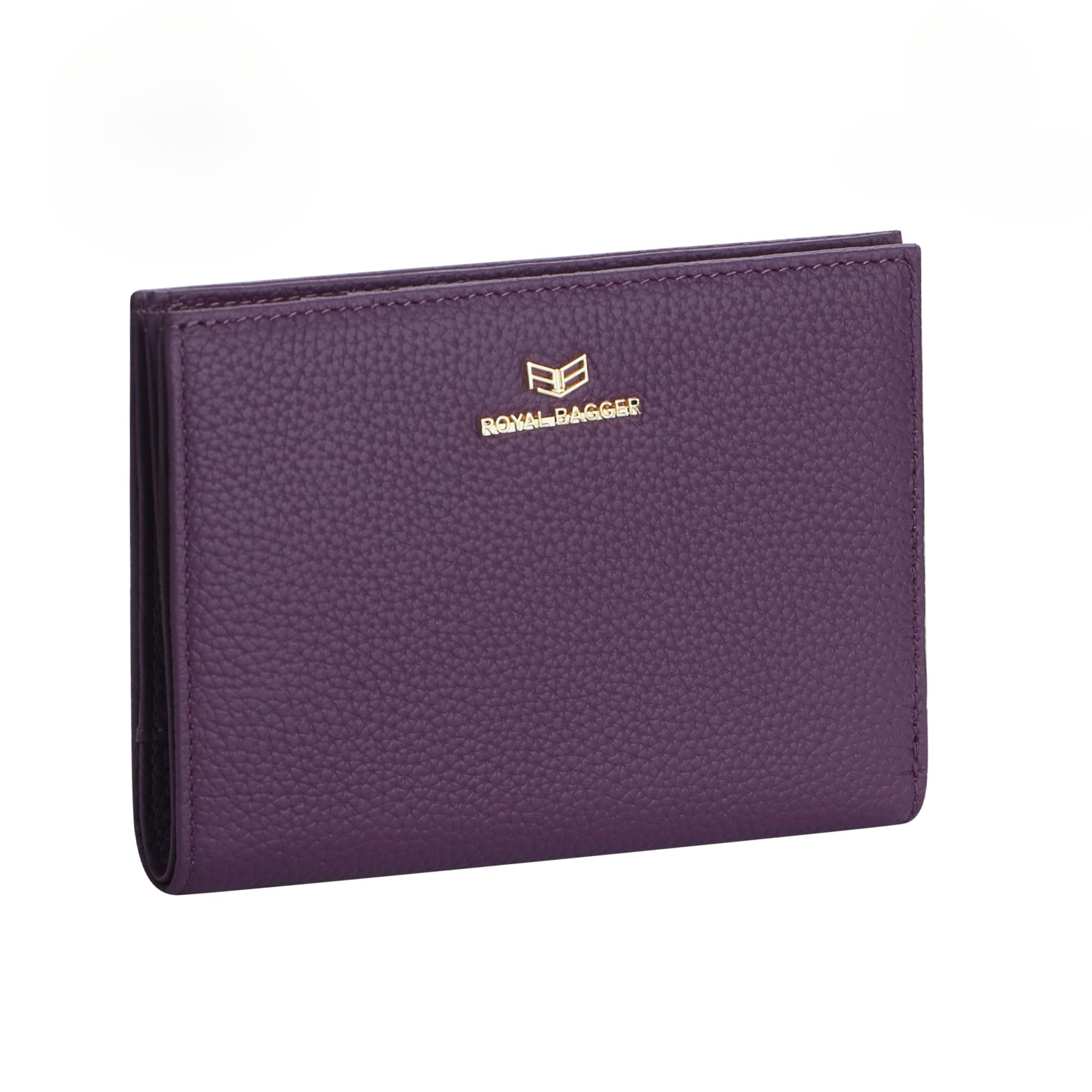 Royal Bagger RFID Genuine Leather Passport Wallets for Women Travel Wallet with Card Slots SIM Card Storage and