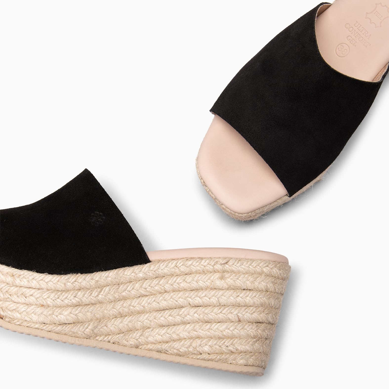 miMaO. Cuñas con plataforma de esparto. Fabricadas en España