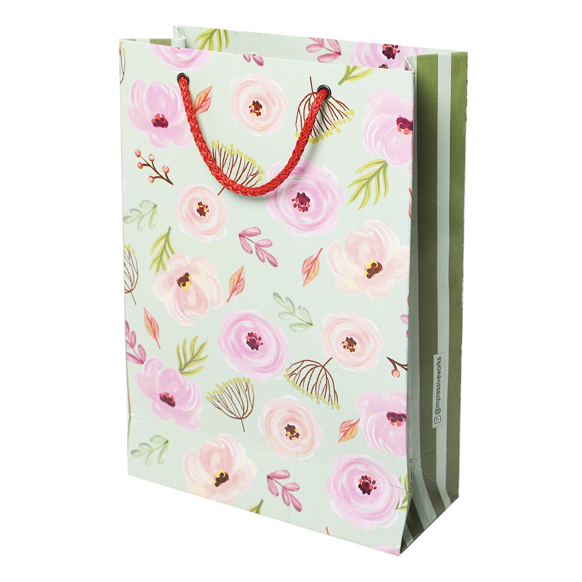 See full amazon price history chart for Impressiveworks Multipurpose Printed Paper Bags/Party Favor Gift Bags with Handles for Wedding/Birthday/Events/Gifts/Baby Shower (10.5"x7.5"x3") (Pack of 10, Green Floral) Impressiveworks Multipurpose Printed Paper Bags/Party Favor Gift Bags with Handles for Wedding/Birthday/Events/Gifts/Baby Shower (10.5"x7.5"x3") (Pack of 10, Green Floral) (B08P7QQG9S) Amazon Price History, Amazon Price Tracker