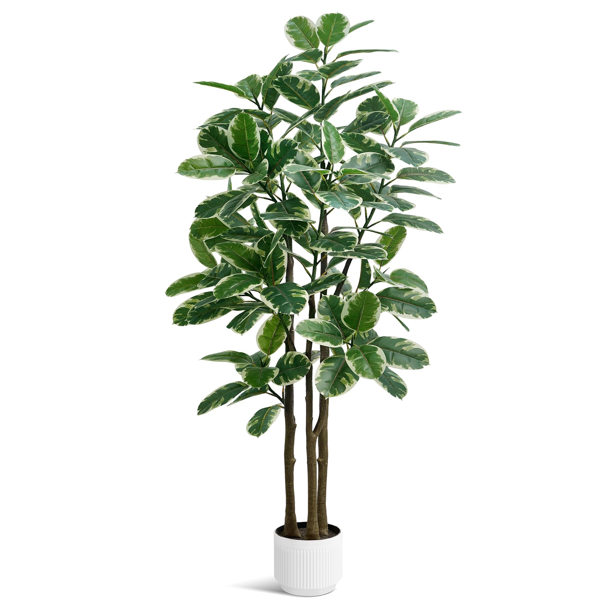 HZXGCP 6FT Faux Fiddle Leaf Fig Tree