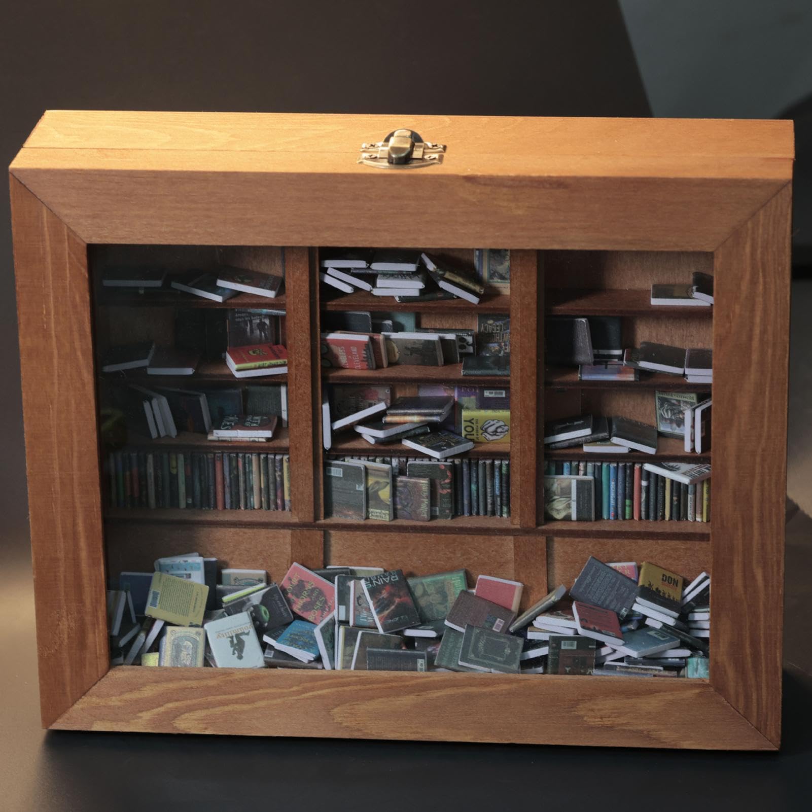 Generico Scaffale Sensoriale Vetrina 3D Scuotente Per Libri Con Scatole Di