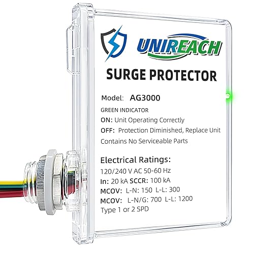 AG3000 HVAC Surge Protector 120/240V, House Surge Protectors, AC Surge