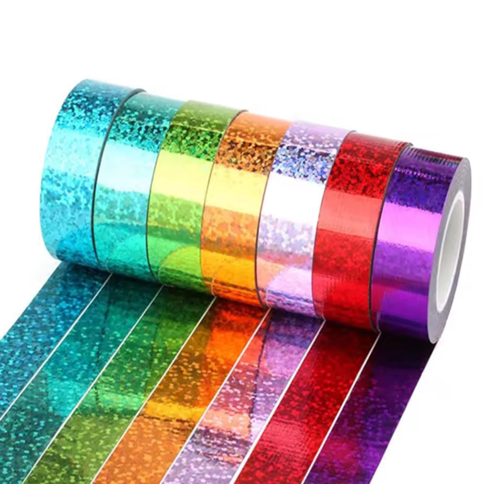 rockible Nastro Adesivo per Cerchio da Ginnastica Ritmica, Adesivo per Cerchio per progetti artistici e Artigianali, Facile Applicazione, Nastro Decorativo per