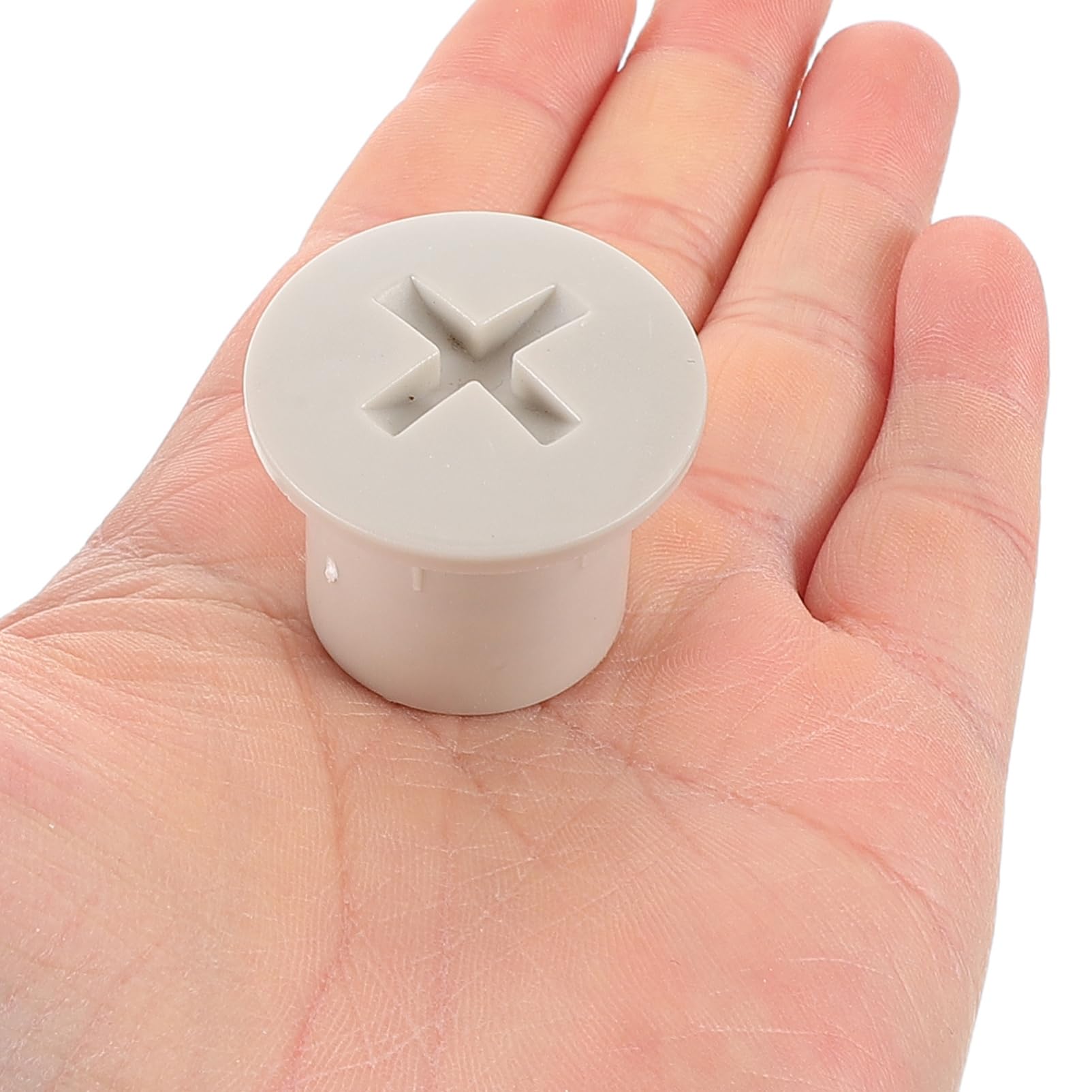 SUPVOX Set di 4 tappi per viti in plastica per scivoli per bambini, accessori per attrezzature da gioco, colore: grigio