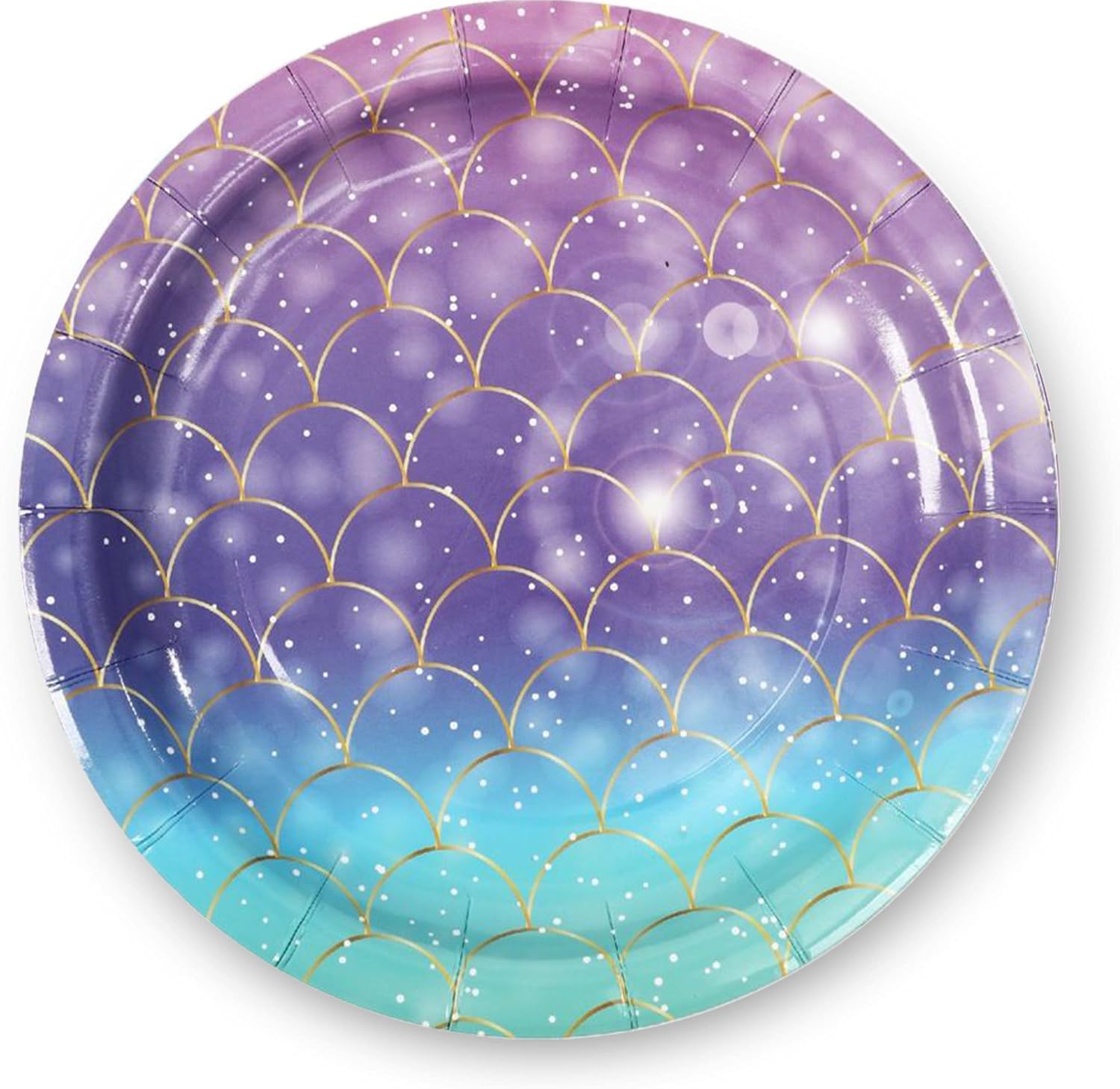 Set Stoviglie Sirena Per Feste - 16 Postate, Piatti, Bicchieri E Tovaglioli Carta