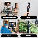 Vlog Mini Tripod for DJI Pocket 3 OM Osmo Mobile 7P 6 for GoPro 13 Max Hero, for Insta360 X5 X3 X4, for DJI Action 5 Pro Smooth Hohem Feiyu DSLR Camera Desktop Tablet op Stand Grip - 6