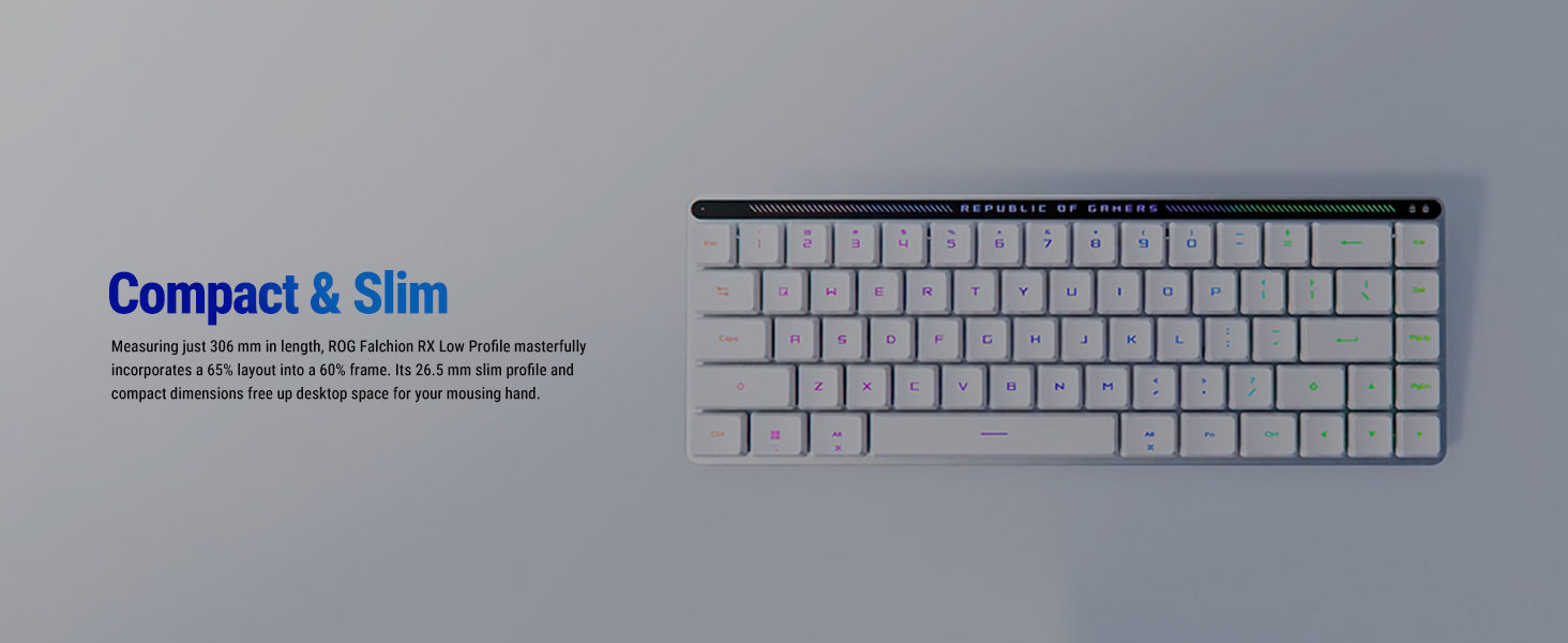 Amazon.com: ASUS ROG Falchion RX Low Profile Wireless Gaming