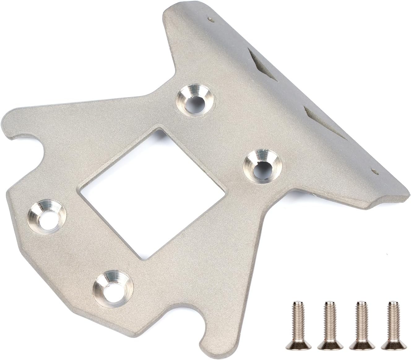 Titanium Alloy Skid Plate for Arrma 6S 1/8 Talion EXB/Typhon TLR/Kraton EXB/Notorious EXB,2mm Thick Chassis Armor Protection,RC Protective Skid Plate Chassis Cover Upgrade Part