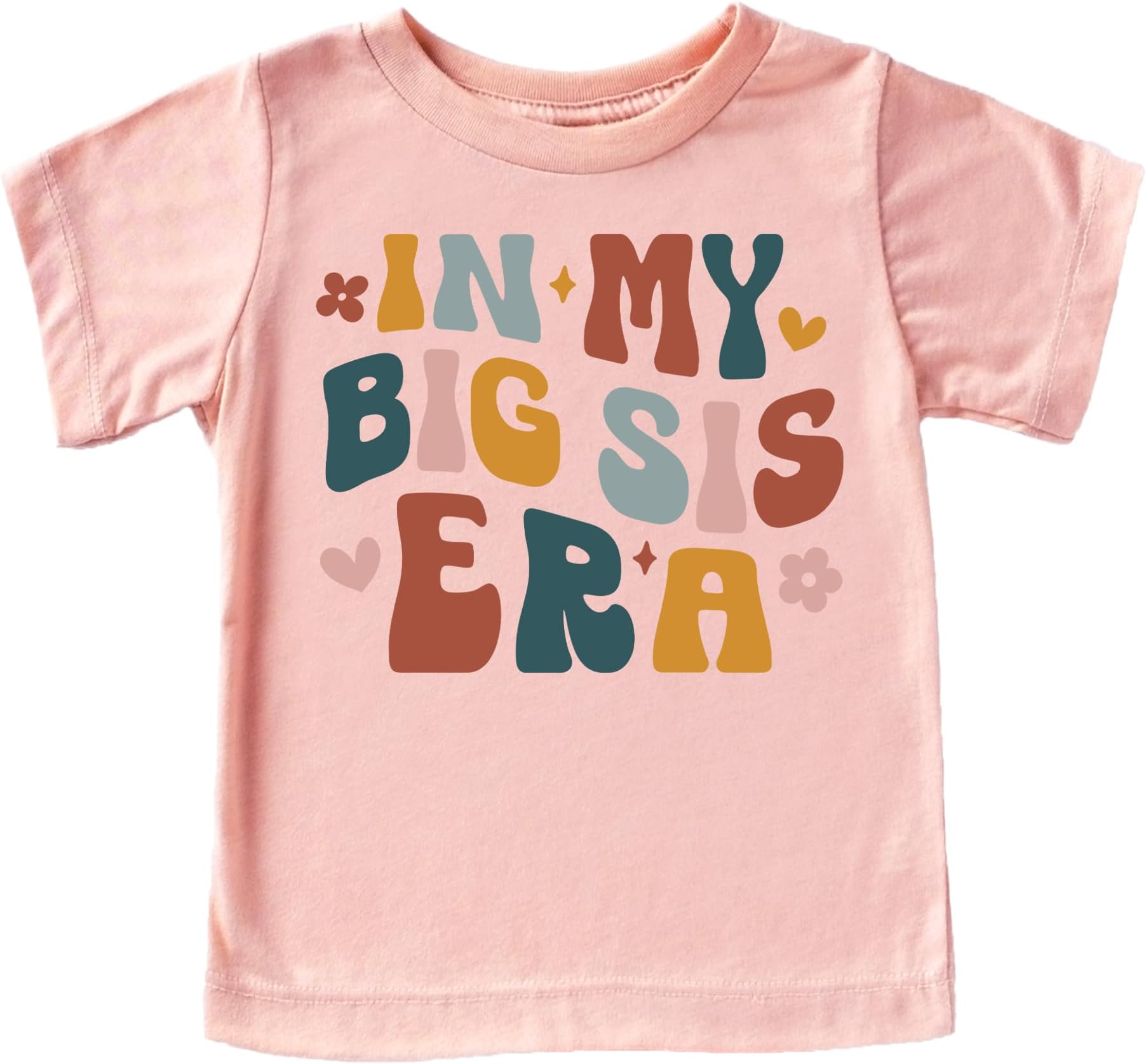 in My Big Sister Era Shirt for New Baby Announcement Pregnancy Reveal Outfit for Girls