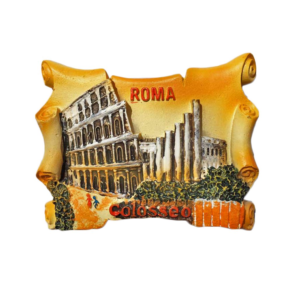 Calamita da frigorifero 3D Fontana di Trevi Roma Italia in vetro di cristallo magnete turistico viaggio souvenir collezione regalo adesivo magnetico decorazione casa cucina