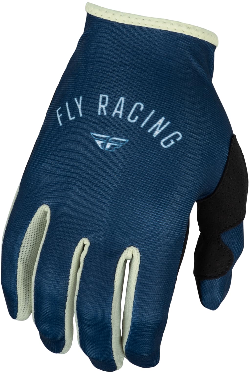 Fly Racing 2024 Girls Lite Gloves Navy Ivory Youth Large