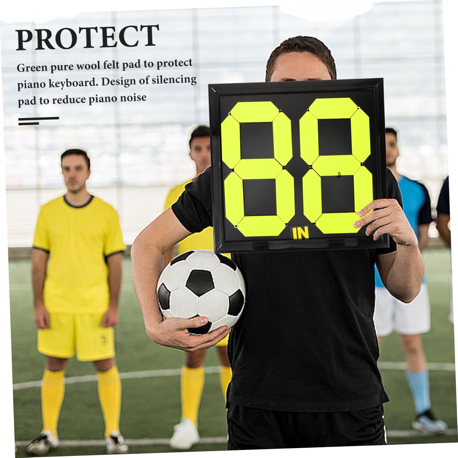 Essential Football Equipment Soccer Player Change Sign Referee Substitution Tool