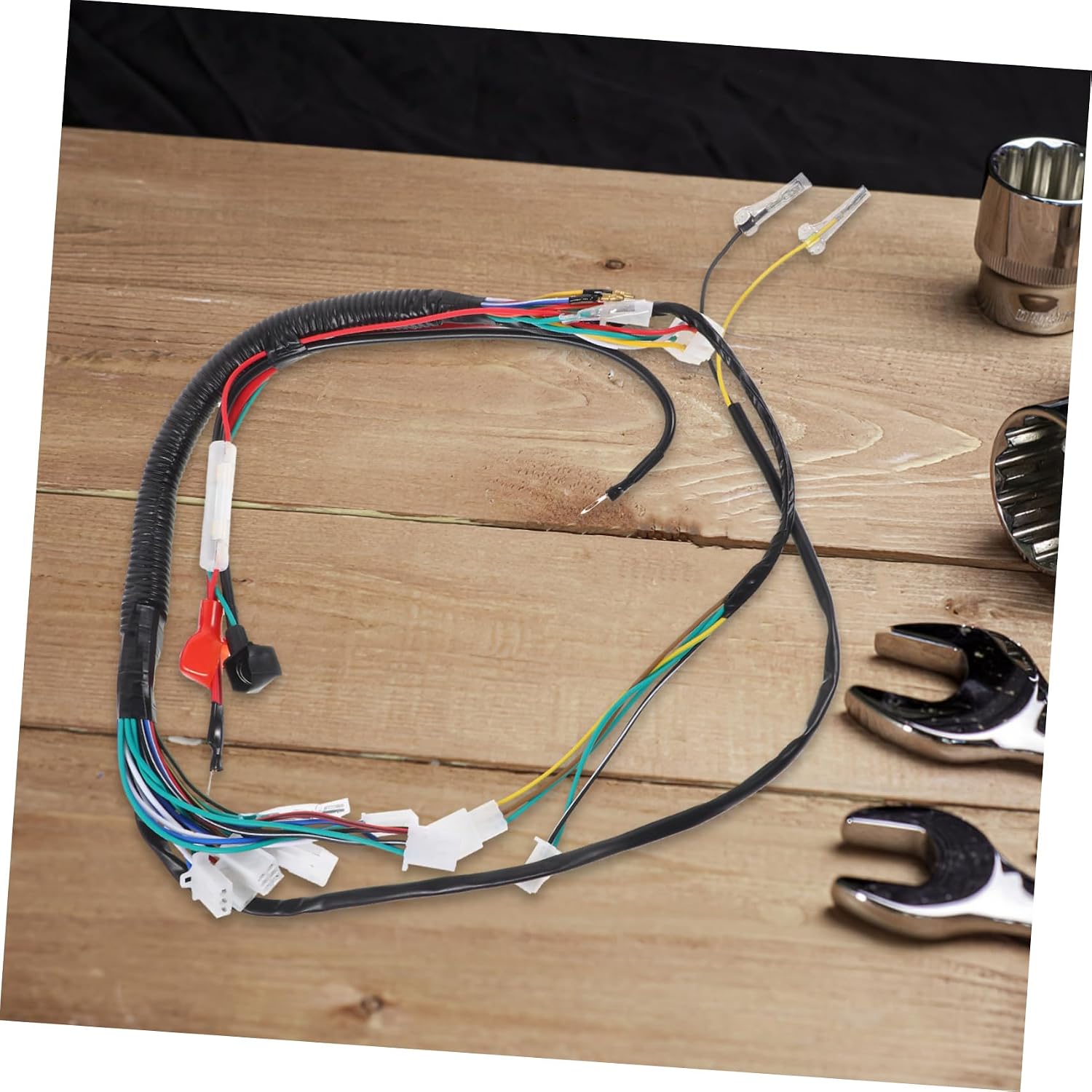 SOLUSTRE Trailer Wiring Harness Kit Replacement Connector for ATV Electric Quad Bike Go Karts Boat Trailer Heavy Duty