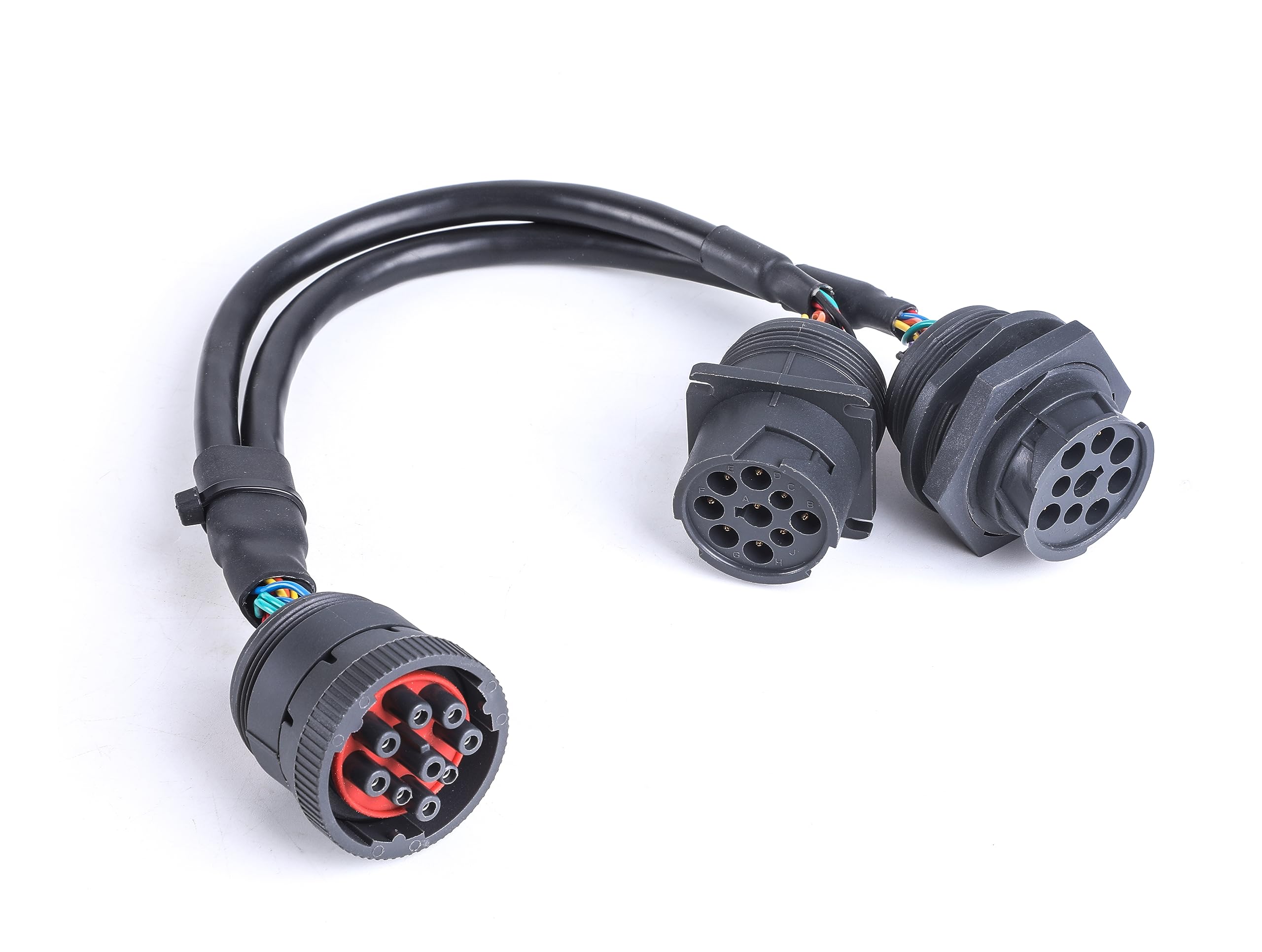 Amazon.com: SAE Type 1 J1939 Male to 2 Female 9Pin Port Splitter Y