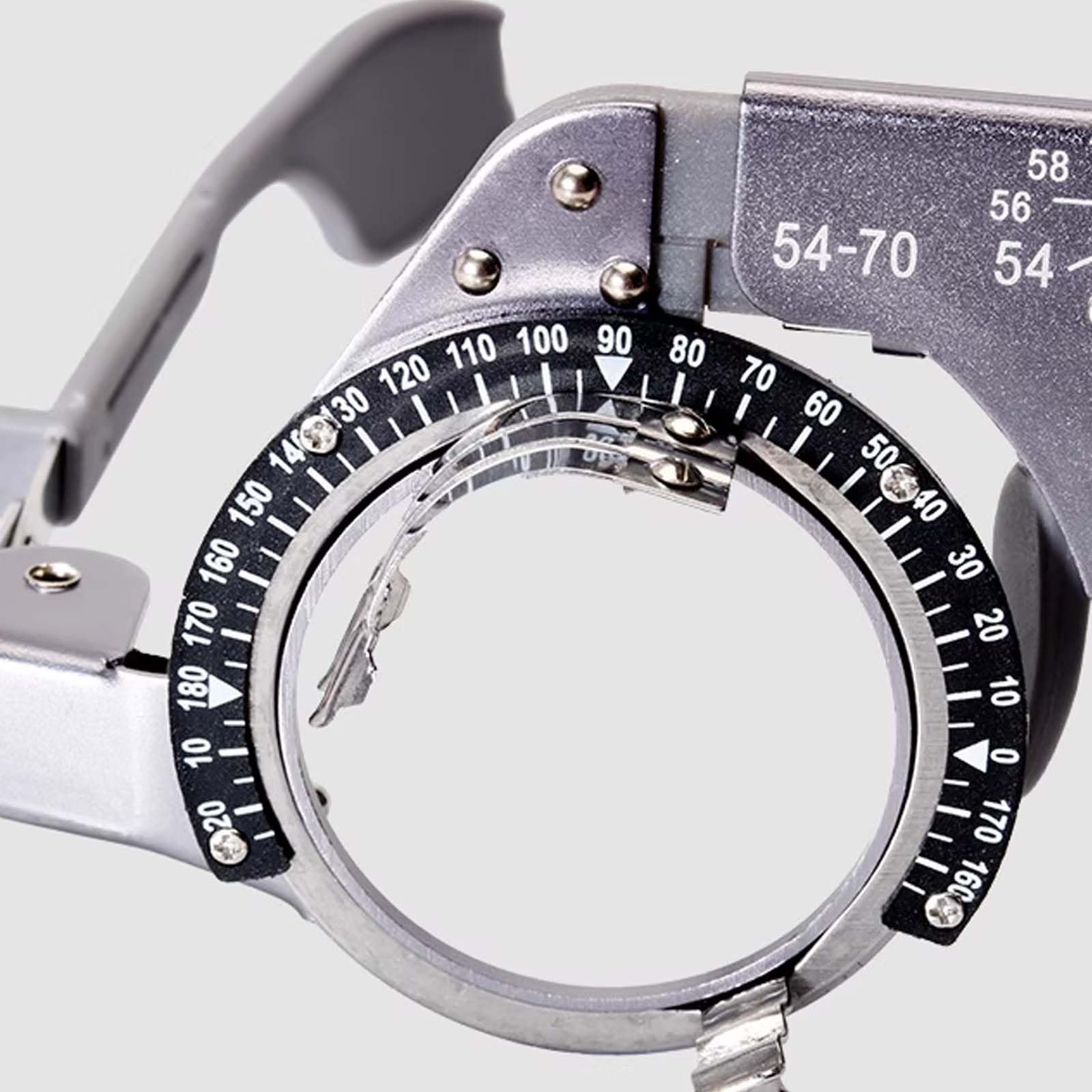 Oprawki Okularów Próbnych ze Stopu Tytanu do Optometrii, Regulowana Odległość źrenic, Okulary Krótkowzroczne, Narzędzie do Wykrywania Wzroku (54-70mm)