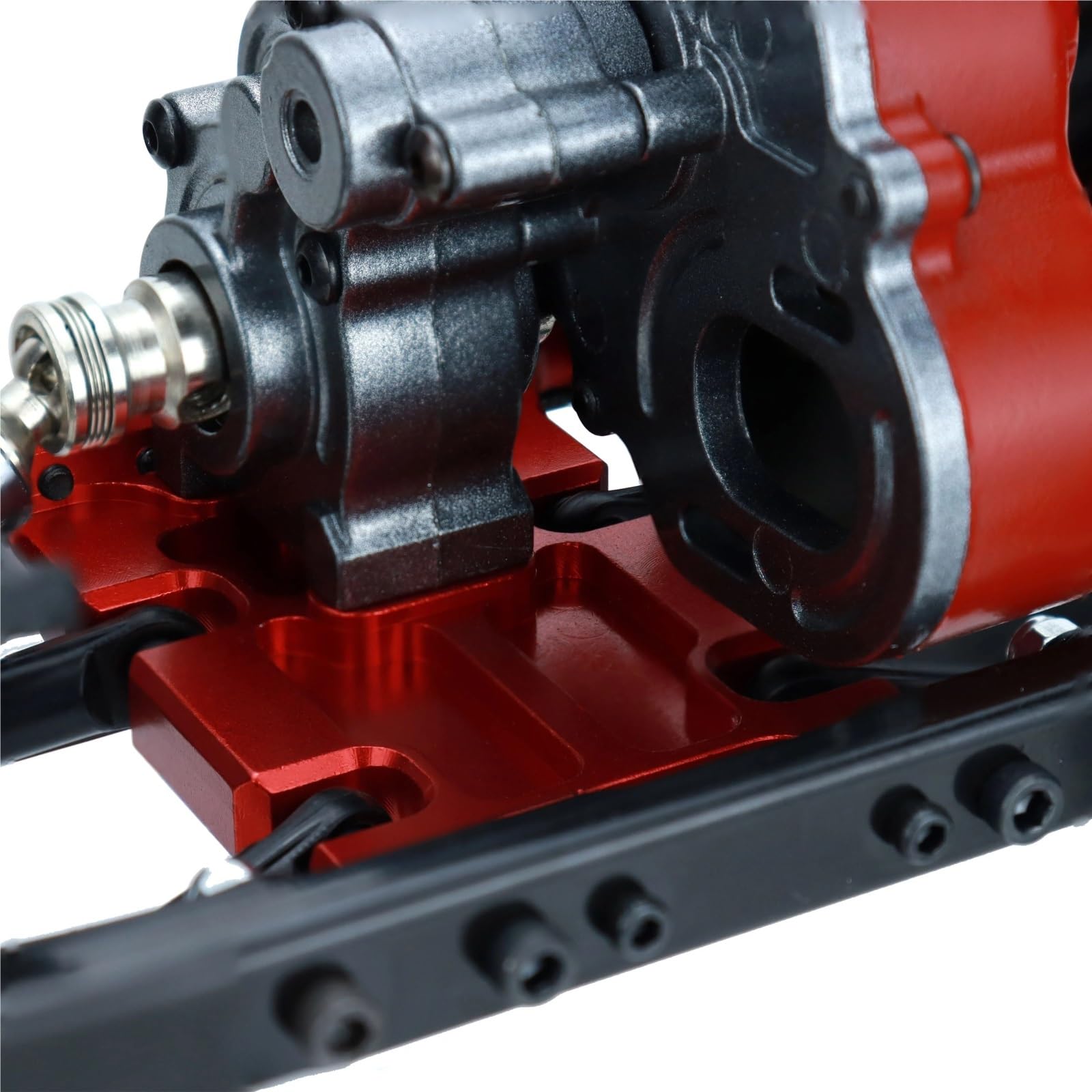 Piastra Skid Supporto Trasmissione Alu per Axial per SCX10 1/10 Ricambi RC | Piastra Skid Alluminio Anodizzato Supporto Trasmissione Per Upgrade Crawler RC Montaggio A Bulloni