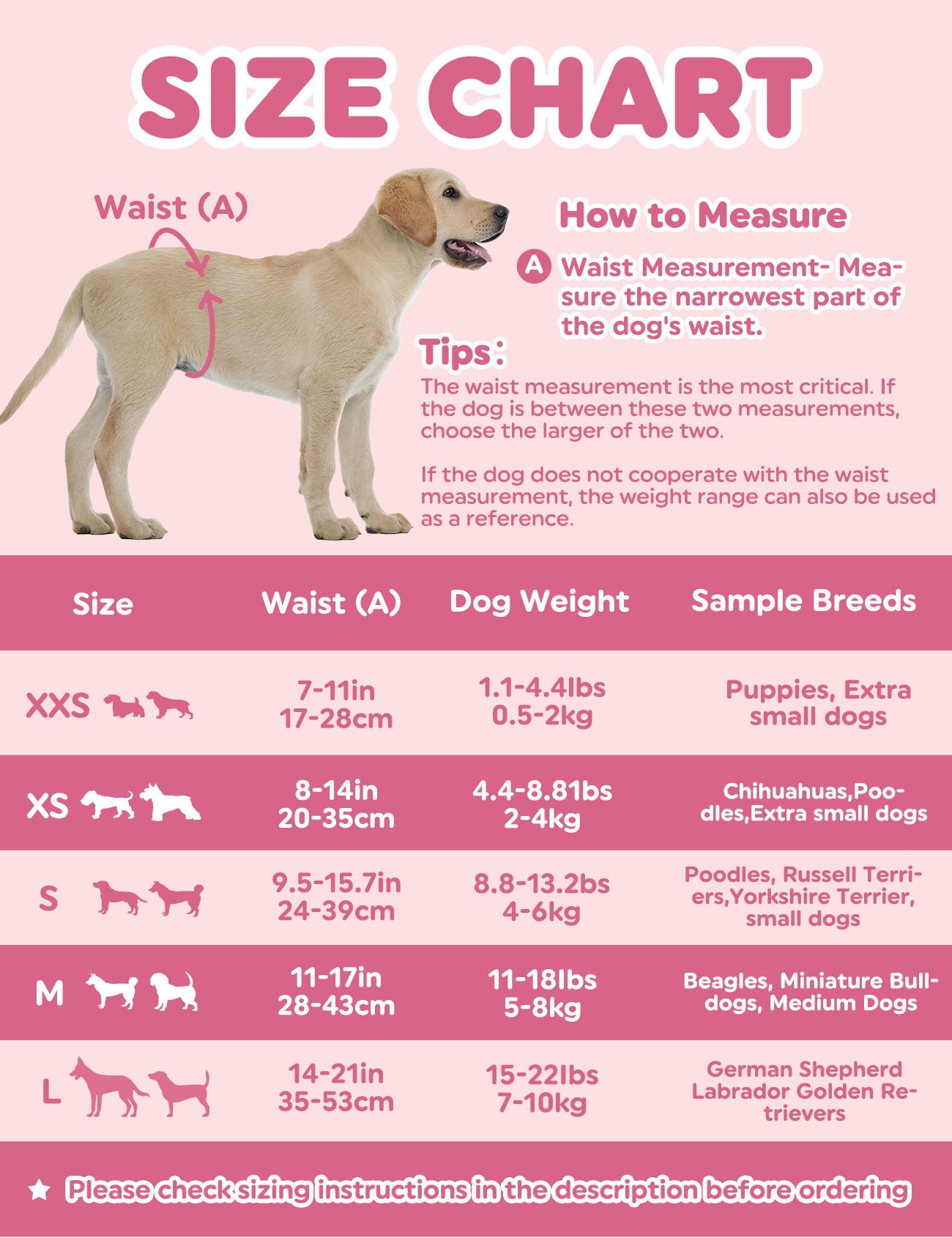 Dono pannolini per cani femmina, 48 pz., pannolino per gatti, mutande cane femmine, con indicatore di umidità, assorbenti, incontinenza, eccitazione urinaria, i cani in calore, XXS, XS, S, M, L