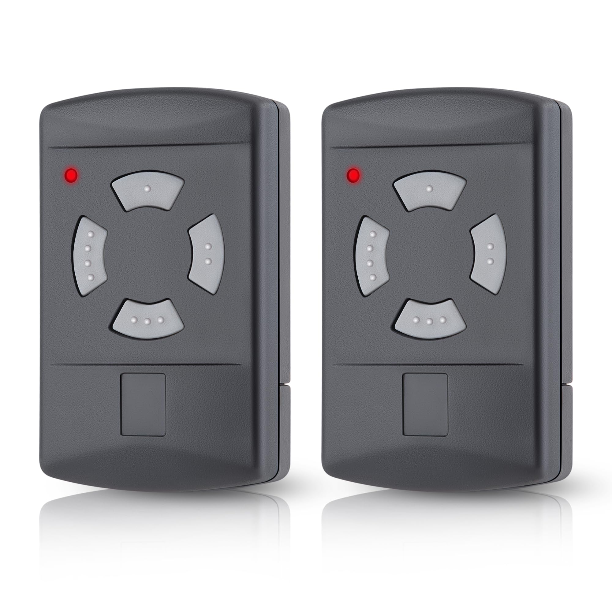 pepape 2 pièces Télécommande de Porte de Garage pour Hormann HSM4-40, HSE2-40, HS4-40, Compatible avec Hormann 40,685MHz Bouton Gris Télécommande de Garage