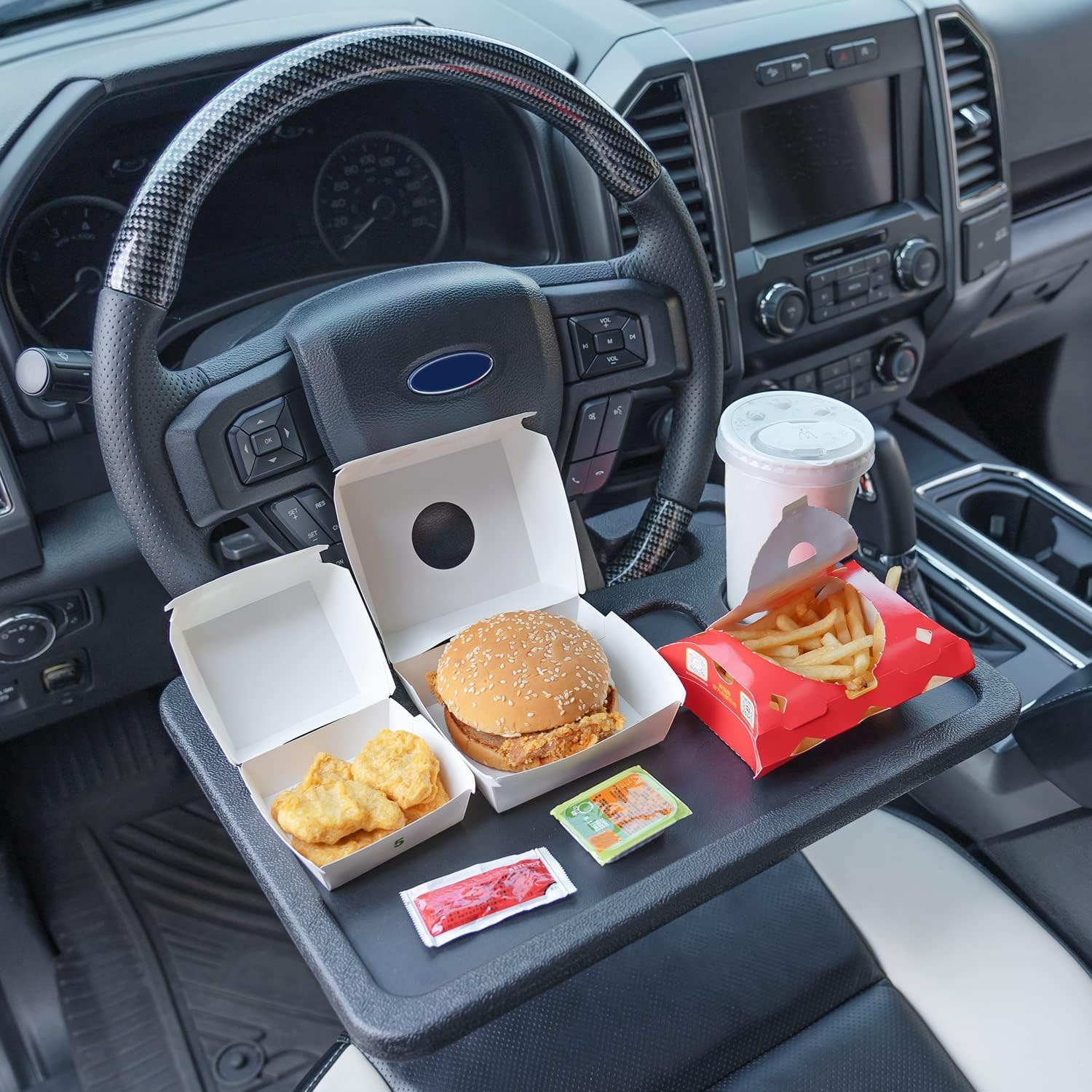 Auto Car Steering Wheel Tray For Ford F150 F250 F350 Transit Ranger Br 765365975348