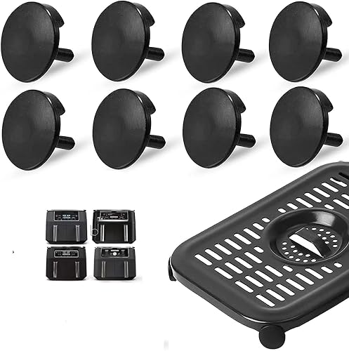 Accesorios para freidora de aire, parachoques de repuesto para freidora Ninja Foodi, 8 unidades, pestañas de silicona para pies, accesorios para