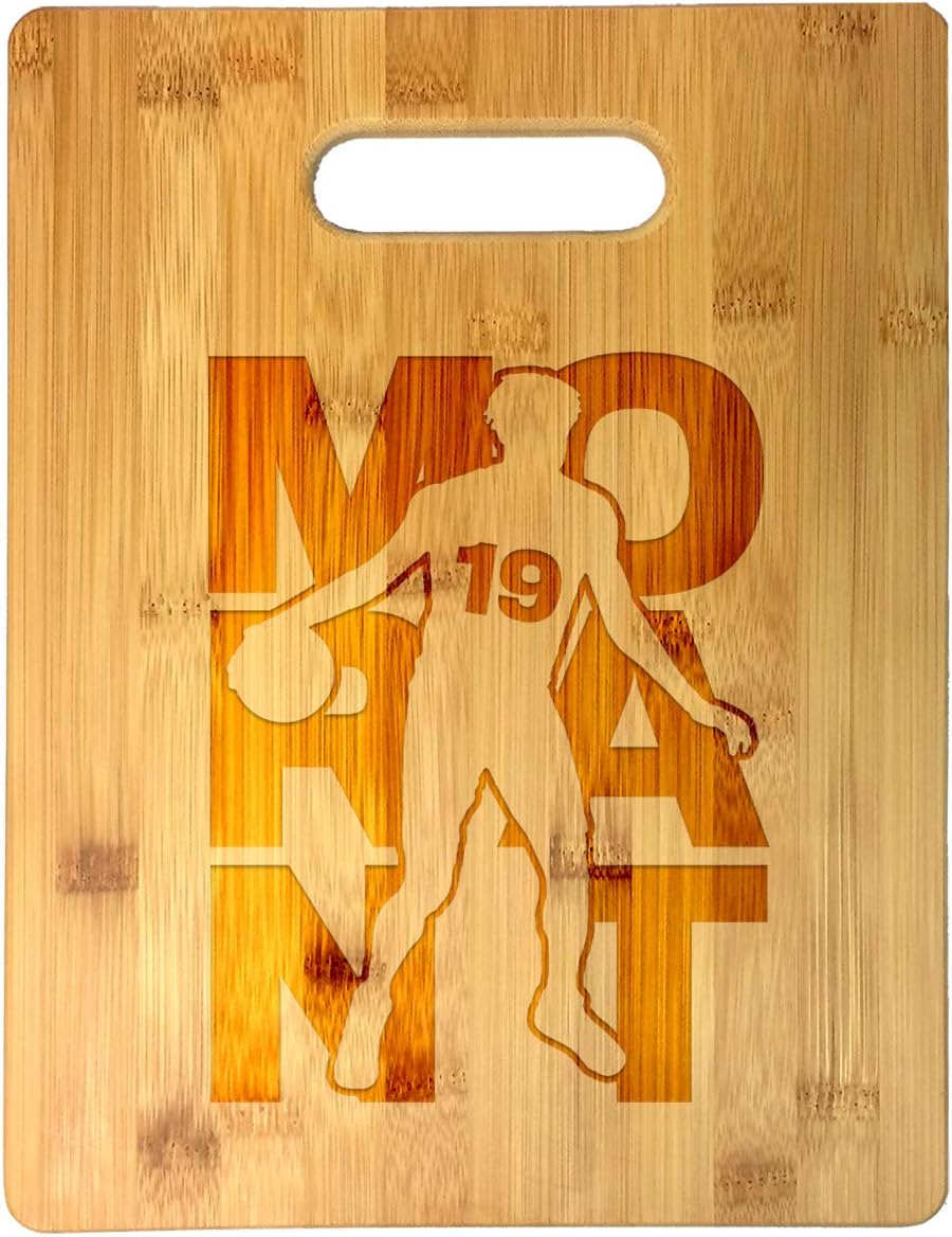 Basketball Sports Athletic Player Laser Engraved Bamboo Cutting Board - Wedding, Housewarming, Anniversary, Birthday, Christmas, Gift (Westbrook #0)