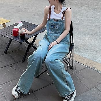 Amazon | [FDGFJ] オーバーオール XS レディース デニム ブルー