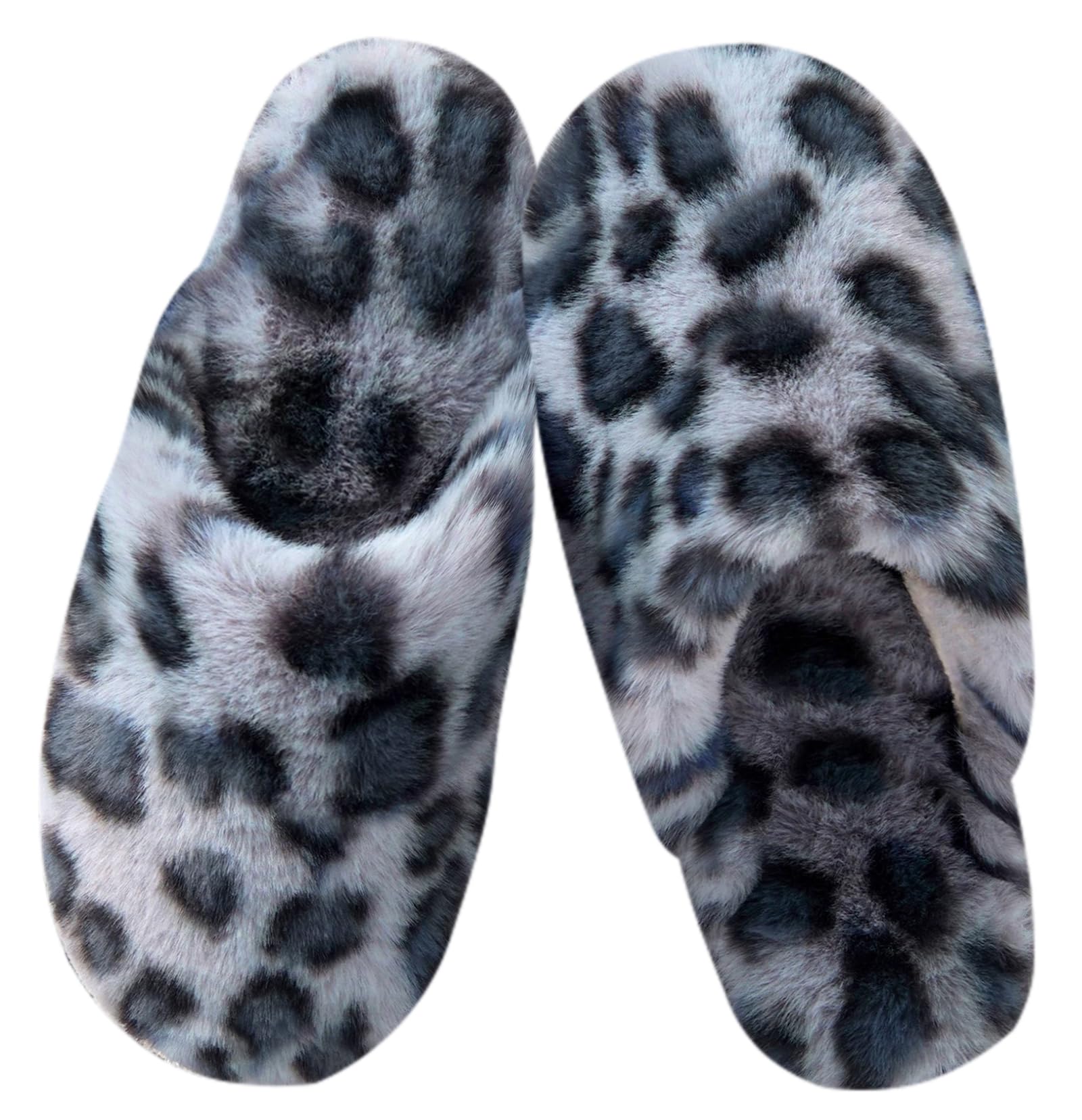 Coswind Pantofole Donna Uomo Invernali Ciabatte Pelose Peluche Calde with Memory Foam Imbottite Casa Antiscivolo Mocassino Scarpe Morbide Comode Unisex Eleganti