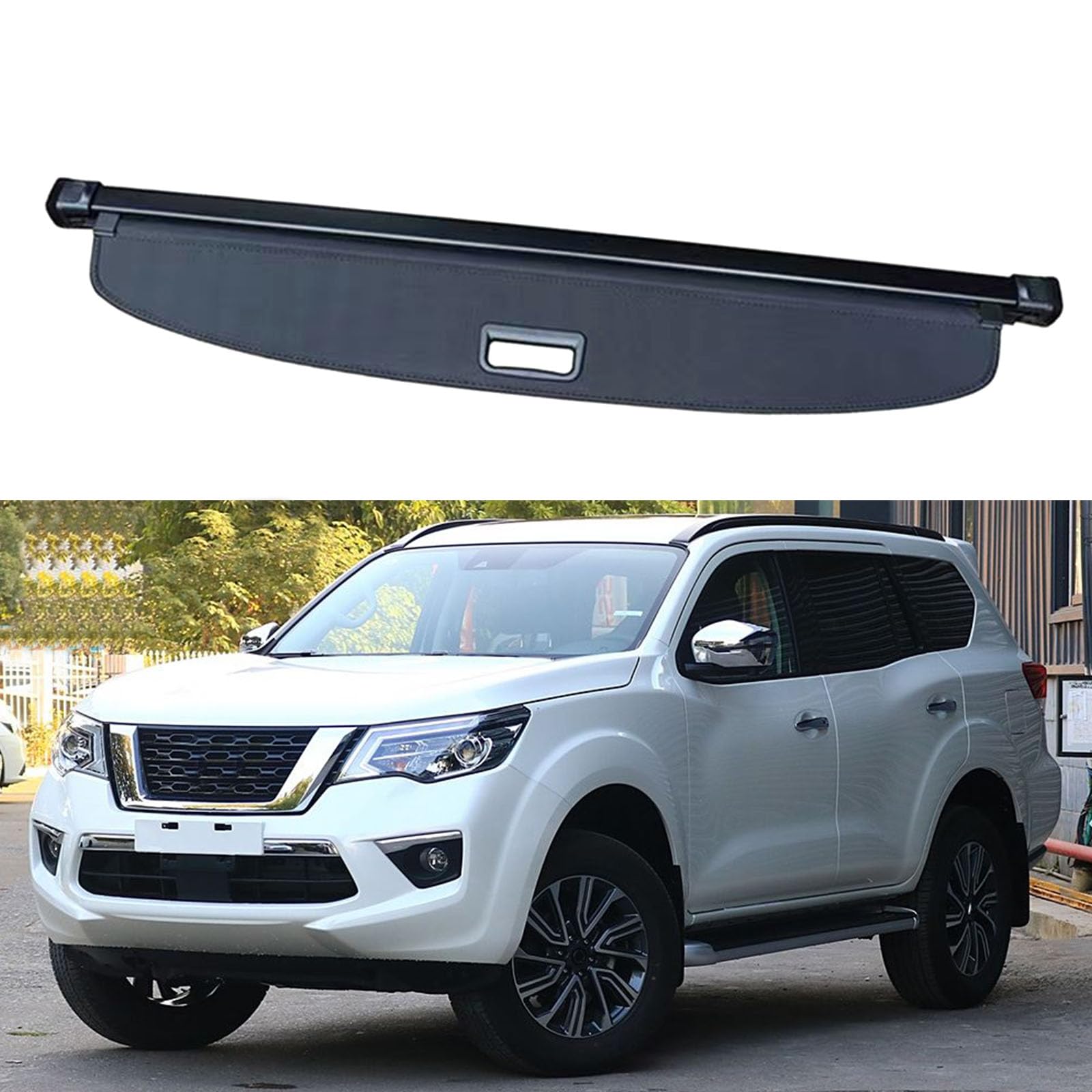 SXLGDW Car Retractable Rear Trunk Parcel Shelf,Compatible with Nissan Terra 2019,Car parts