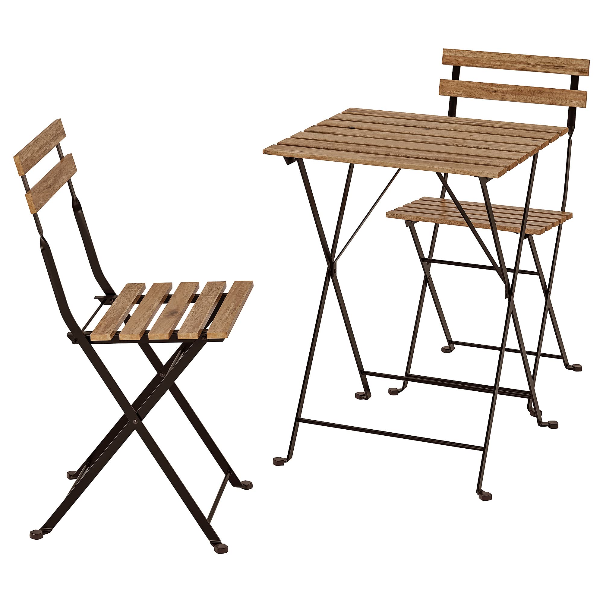 Table TÄRNÖ ProTuning et chaises pliantes gain de place extérieur