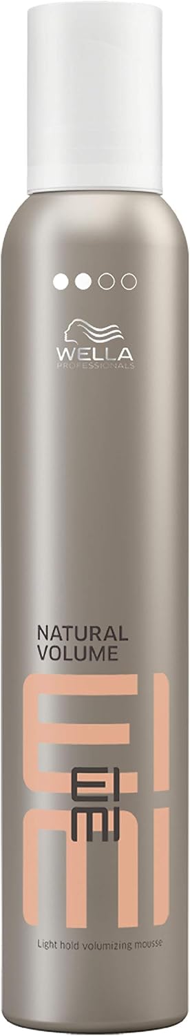 Wella Professionals EIMI Natural Volume, Mousse Volumizzante per Capelli, Effetto Naturale, Tenuta Leggera, Protegge dal Calore, Dona Corpo ed Elasticità, Per Tutti i Tipi di Capelli, 300ml