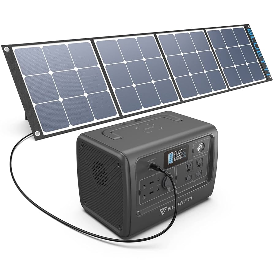 Amazon.co.jp: BLUETTI EB70 ポータブル電源 ソーラーパネル200w