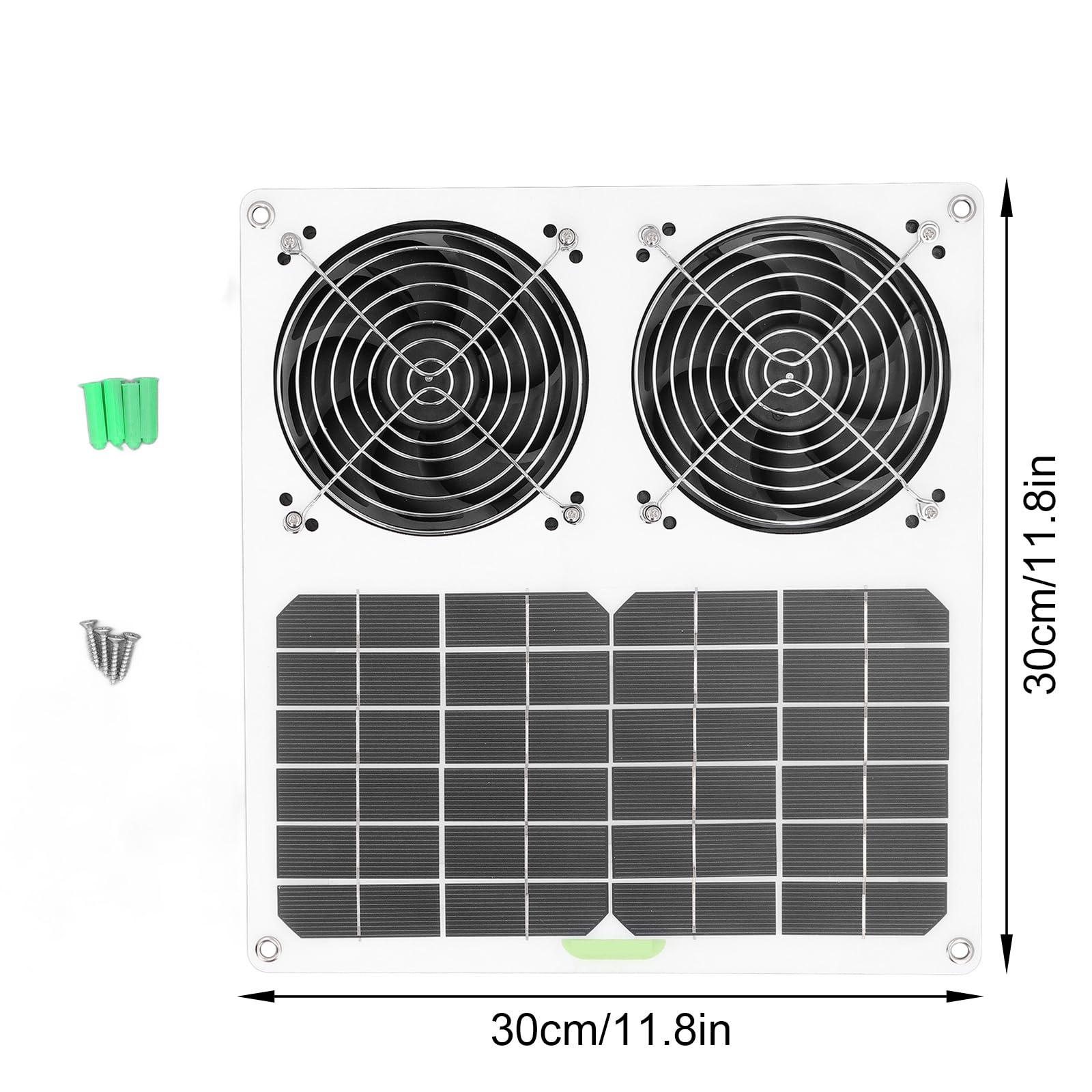 Ventilatore solare impermeabile, resistente alle intemperie, soluzione di ventilazione per migliorare il flusso d'aria in diversi ambienti, ventilatore solare
