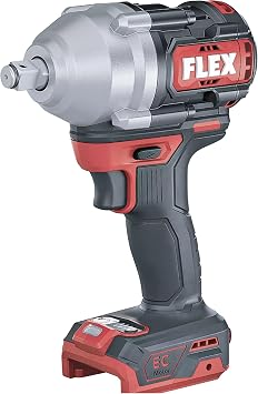 Flex - Impact Wrench - Compact Cordless Wrench with Brushless Motor, Electronic Management System, Quick Acting Brake, Speed Command, LED Light and More - Work Tools - 750Nm - 950Nm Max