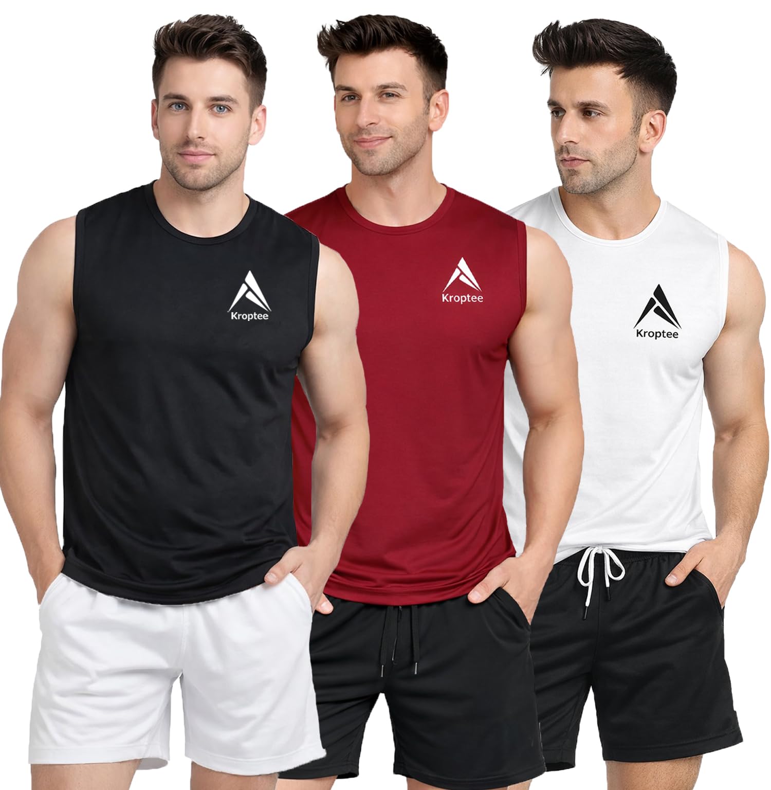 Stylish Vest for Men | Vest for Boys - Perfect for Gym Workouts,| Men's Tank Top Regular fit|Cotton Combo Pack of 3 Sports Vest-picture-36