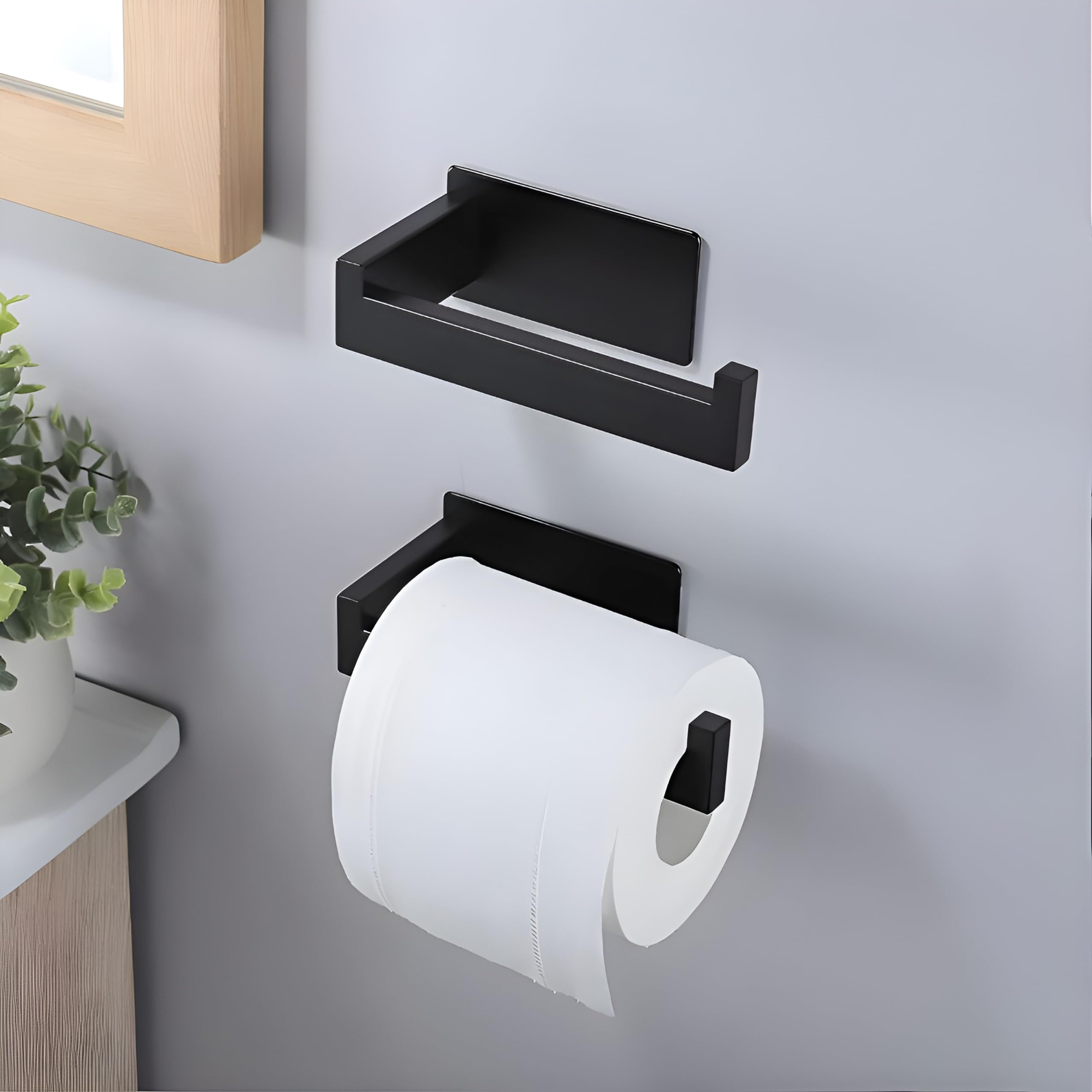 See full amazon price history chart for JIALTO Self-Adhesive Tissue Paper Holder/Ideal Towel Hanger for Bathroom/Durable Wall-Mounted Toilet Paper Holder/Stainless Steel Toilet Paper Holder for Bathroom/Matt Black Tissue Holder(1 PCS) JIALTO Self-Adhesive Tissue Paper Holder/Ideal Towel Hanger for Bathroom/Durable Wall-Mounted Toilet Paper Holder/Stainless Steel Toilet Paper Holder for Bathroom/Matt Black Tissue Holder(1 PCS) (B0CXN1632G) Amazon Price History, Amazon Price Tracker