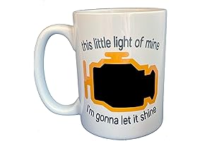 Starter Fluid - The Perfect Coffee Mug for Car Guys (Check Engine Light)