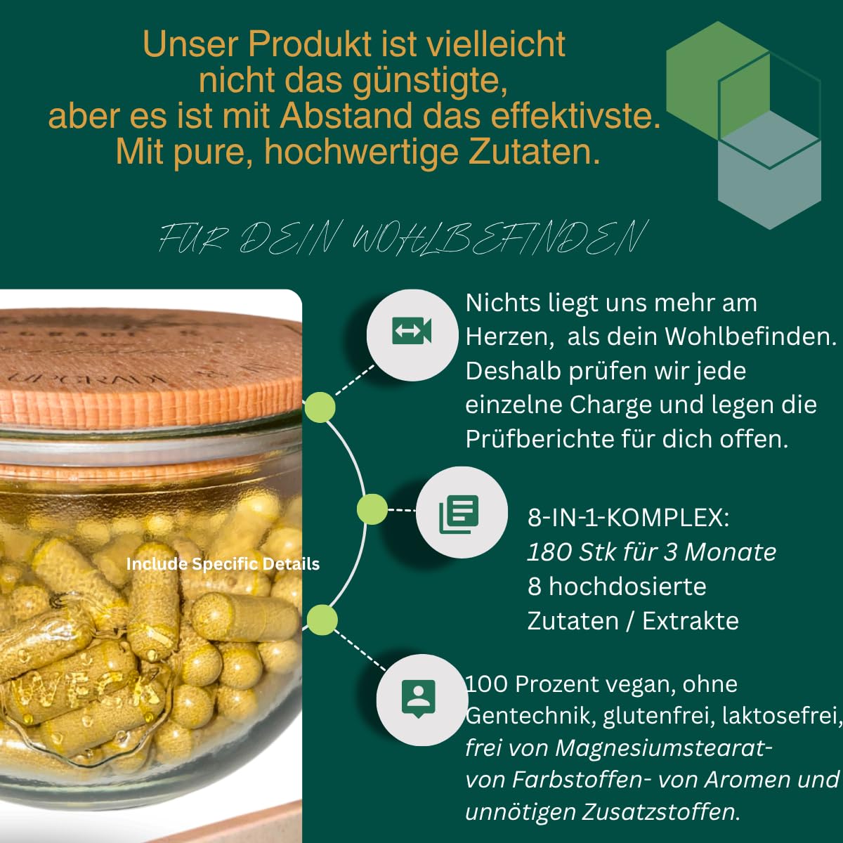 Leber-Kur für 3 Monate 180 Kapseln, 8-Fach-Komplex Mariendistel Kapseln hochdosiert mit 80% Silymarin Artischocke, Löwenzahn, Curcuma, Ingwer, Vegan & Laborgeprüft + Gratis-Geschenk