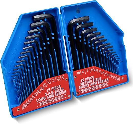 CCLIFE 18 pezzi set chiavi esagonali chiavi a brugola torx 1.5mm-10mm &...