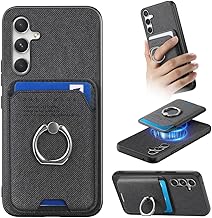 MOJIA Custodia per Honor Magic8 Pro/Magic 8 Pro, Cover con Porta Carte Magnetico Rimovibile, Design Sottile con Funzione Supporto. Black