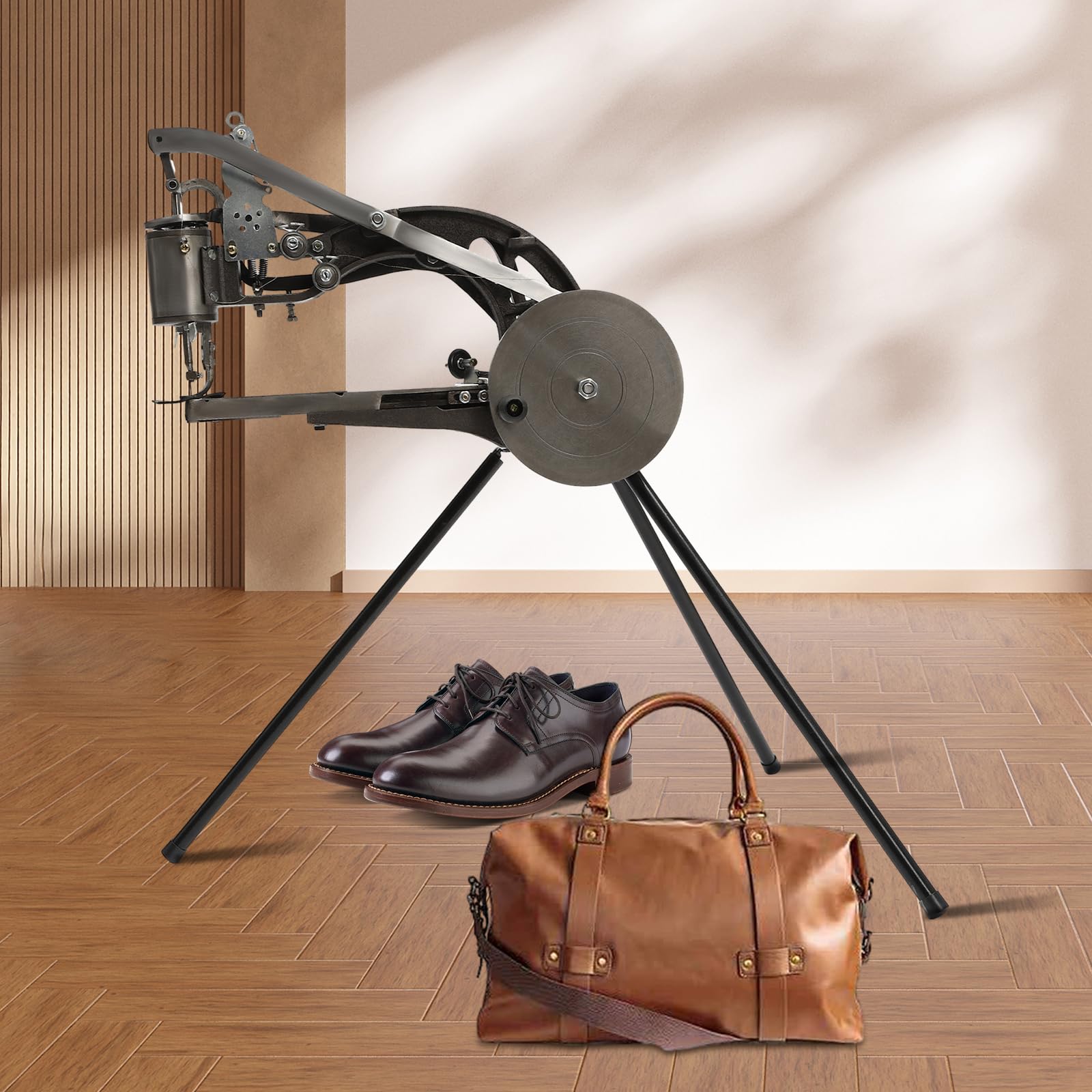Macchina per la riparazione di scarpe in pelle, macchina per la riparazione di scarpe da calzolaio Macchine per cucire in pelle Cucitura a mano, macchina per cucire in pelle da calzolaio per cucito