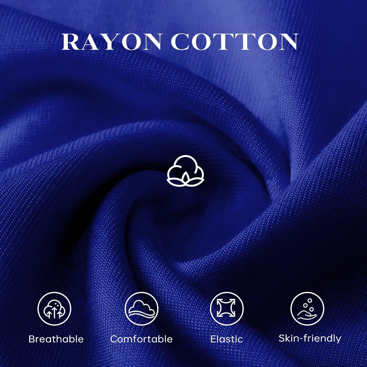 2 Pieces Chemo Headwear for Women, Soft Cancer Headwear Elastic Cancer Hat for Hair Loss - Image 2