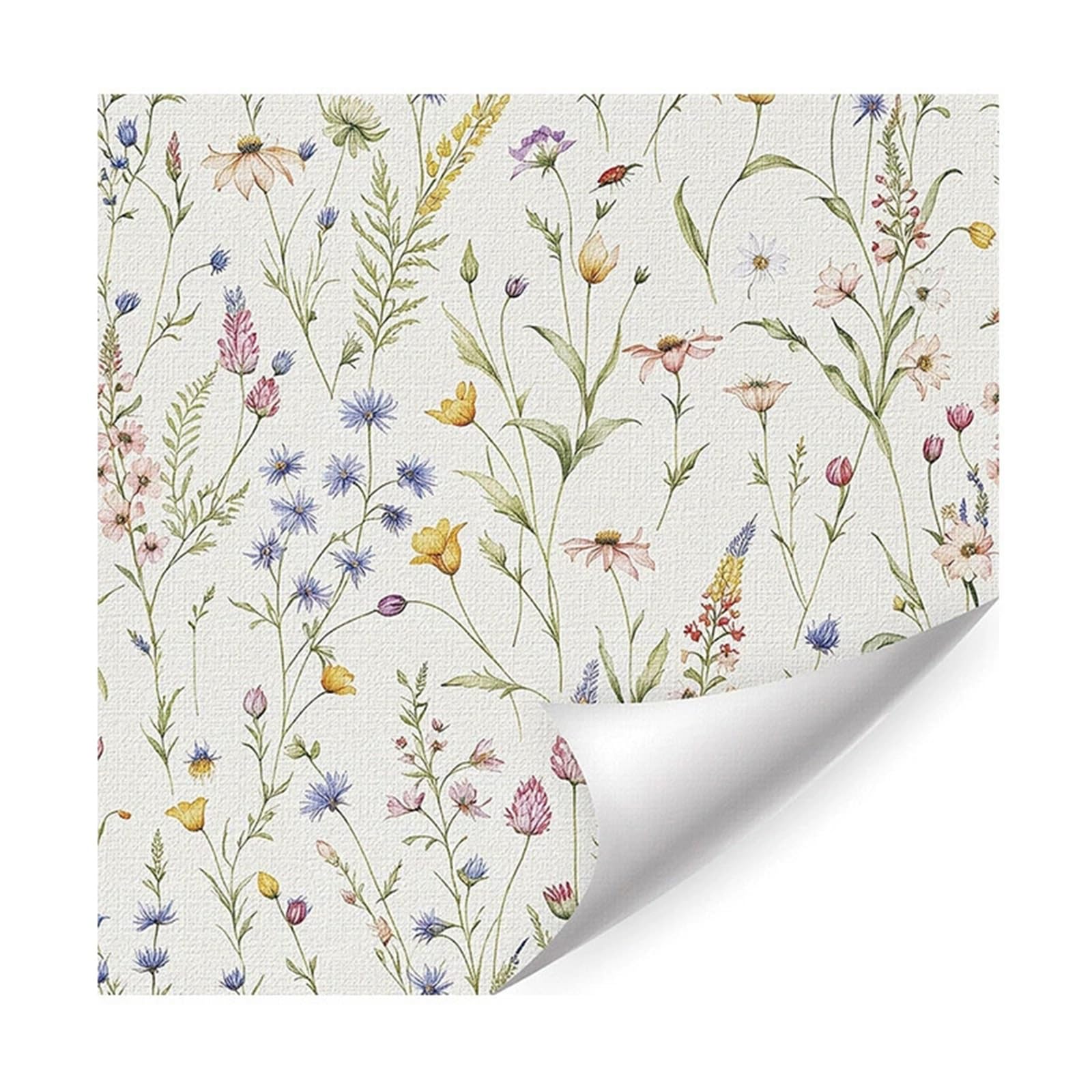 Zynqra Floral Peel And Stick Wallpaper,Peel And Stick,Vinyl,For Bathroom Bedroom(A,L300cm/118.1In*W44cm/17.3In)