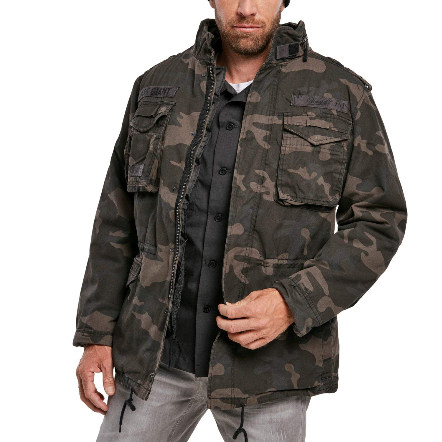 Brandit Winter Jacket M65 Giant, Color:darkcamo, Size:7XL