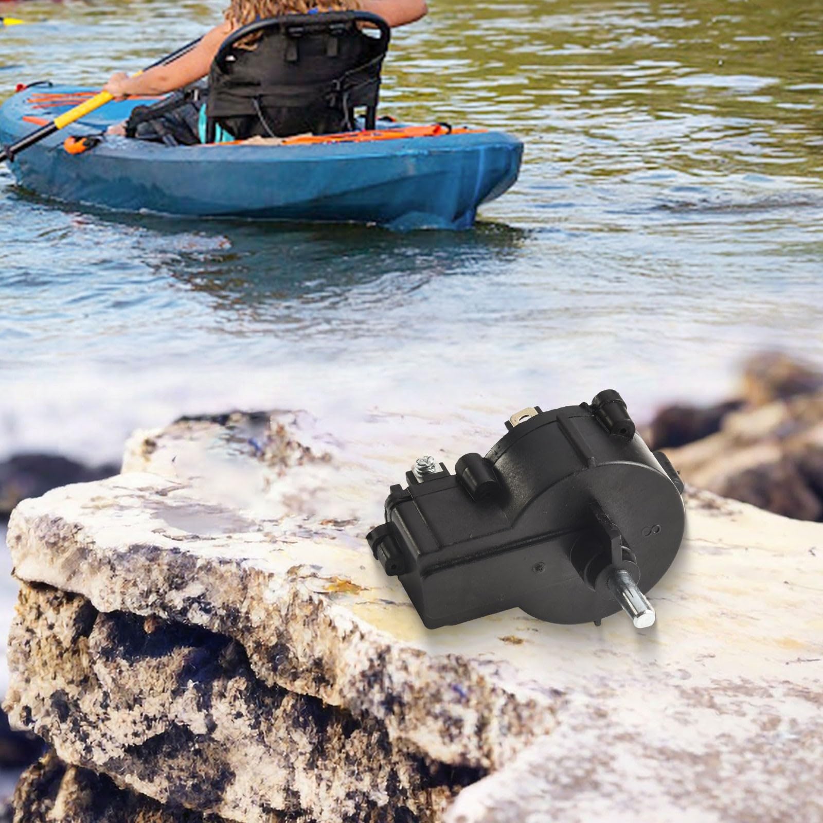 Commutateur de contrôleur de vitesse | Accessoires de bateau | Réglage de la vitesse du moteur à la traîne | Boîtier de commande de moteur électrique à la traîne à 5 vitesses avant et 3 vitesses