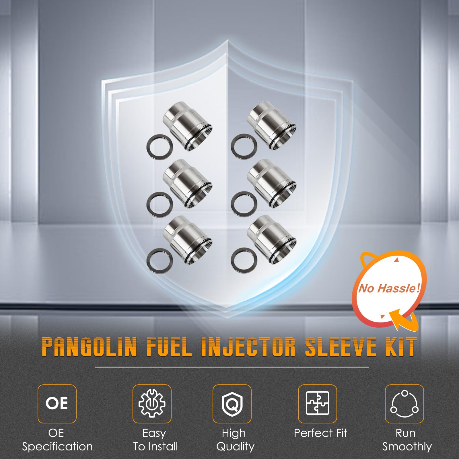 Amazon.com: PANGOLIN 3686961 Fuel Injector Sleeve Kit Cup Tube  