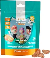 Vitamina C Gomas 30 mg + D 5 mcg + Zinco 2.5 mg 30 Unidades - C-Triple Kids - Imunidade e Antioxidante