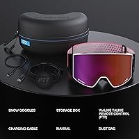 Vista 8 de Multifunctional Smart Bluetooth Ski Goggles with Walkie-Talkie, Anti-Fog Zeiss Lens, Music & Call Function