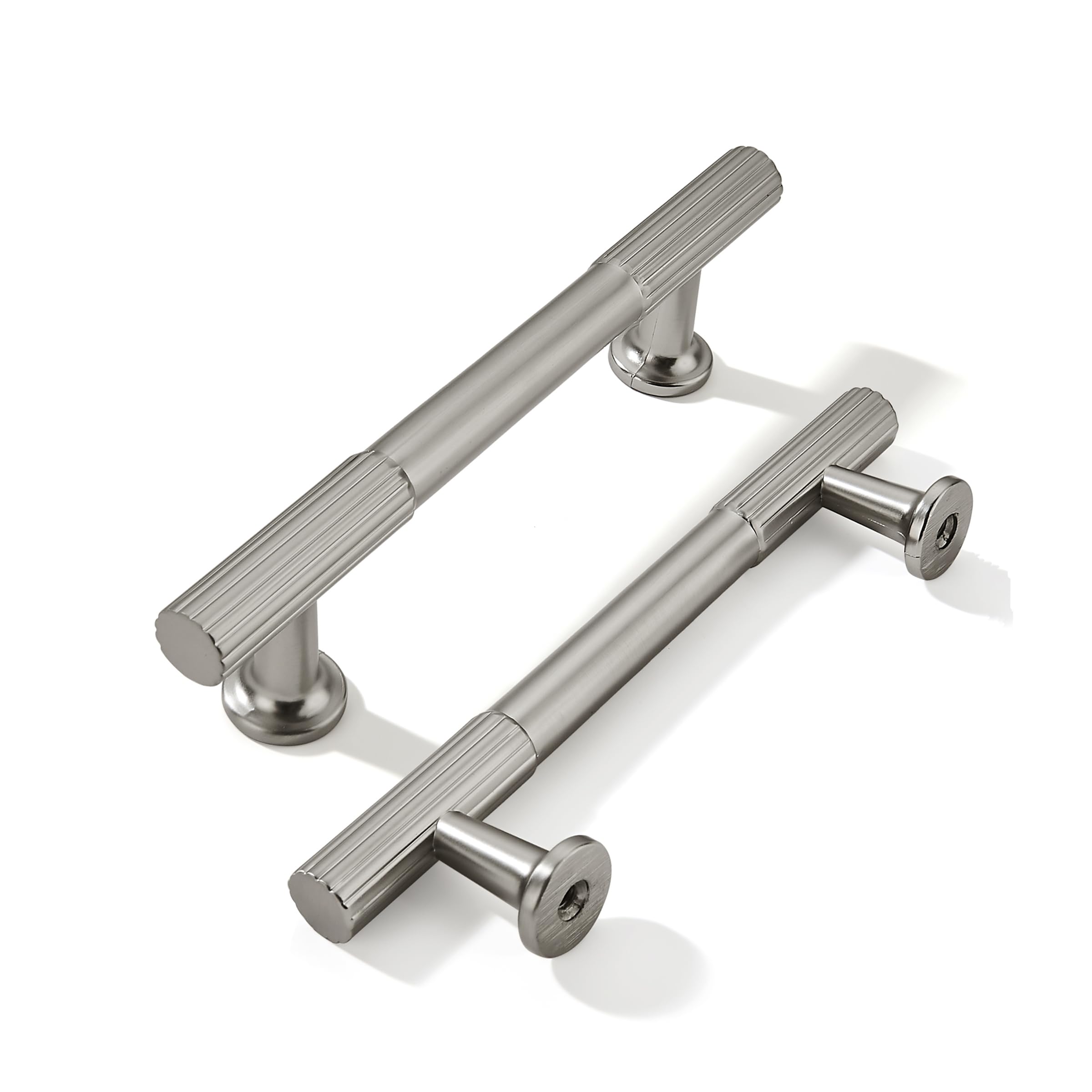 KHTUMEWARE-KH302 Brushed Nickel Cabinet Pulls CTC 4 in (102 mm) 10-Pack