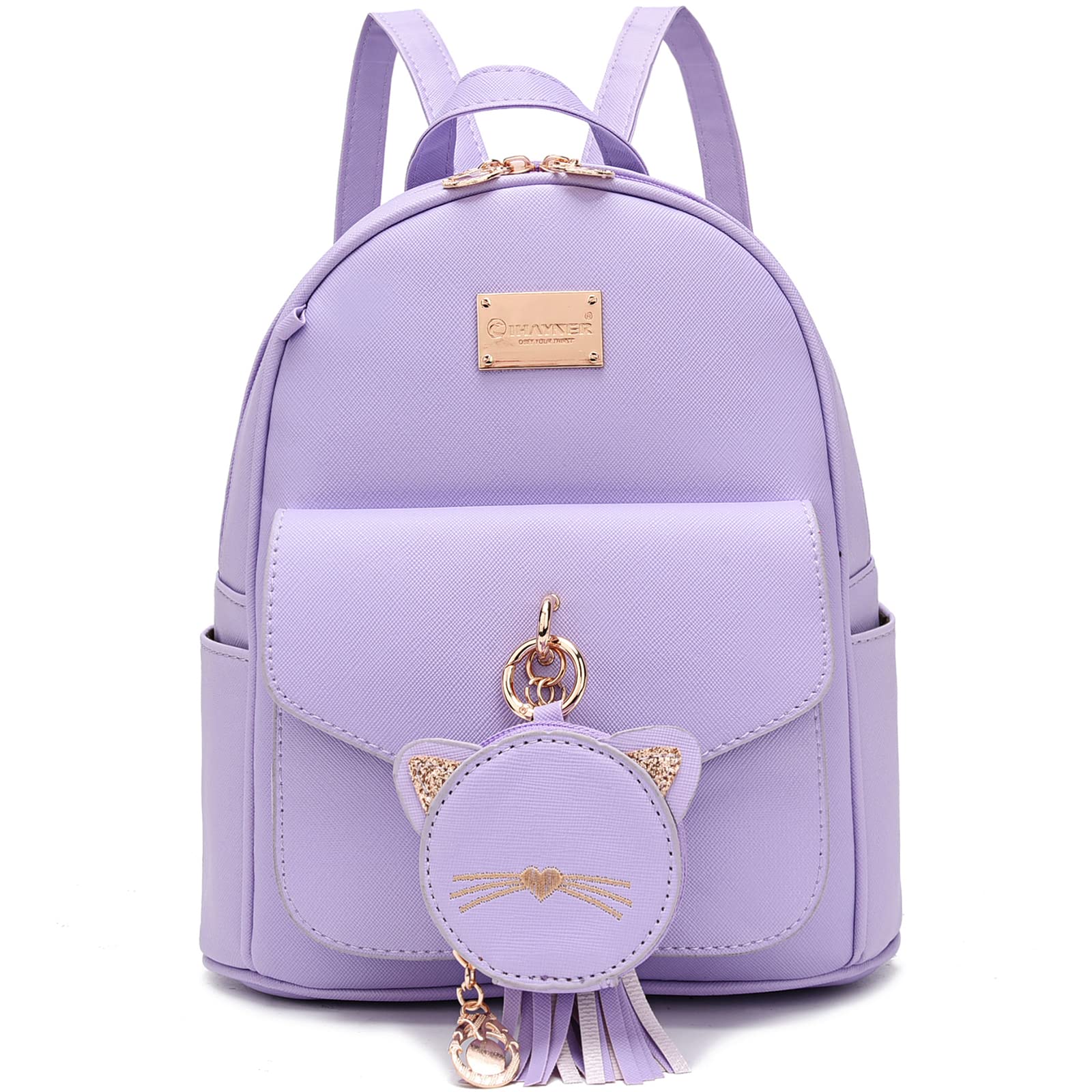 I IHAYNER Girls Fashion Backpack Mini Purse Backpack for Women Small Leather Backpack Purse for Teen Girls with Coin Purse | Backpack Purse, with Coin
