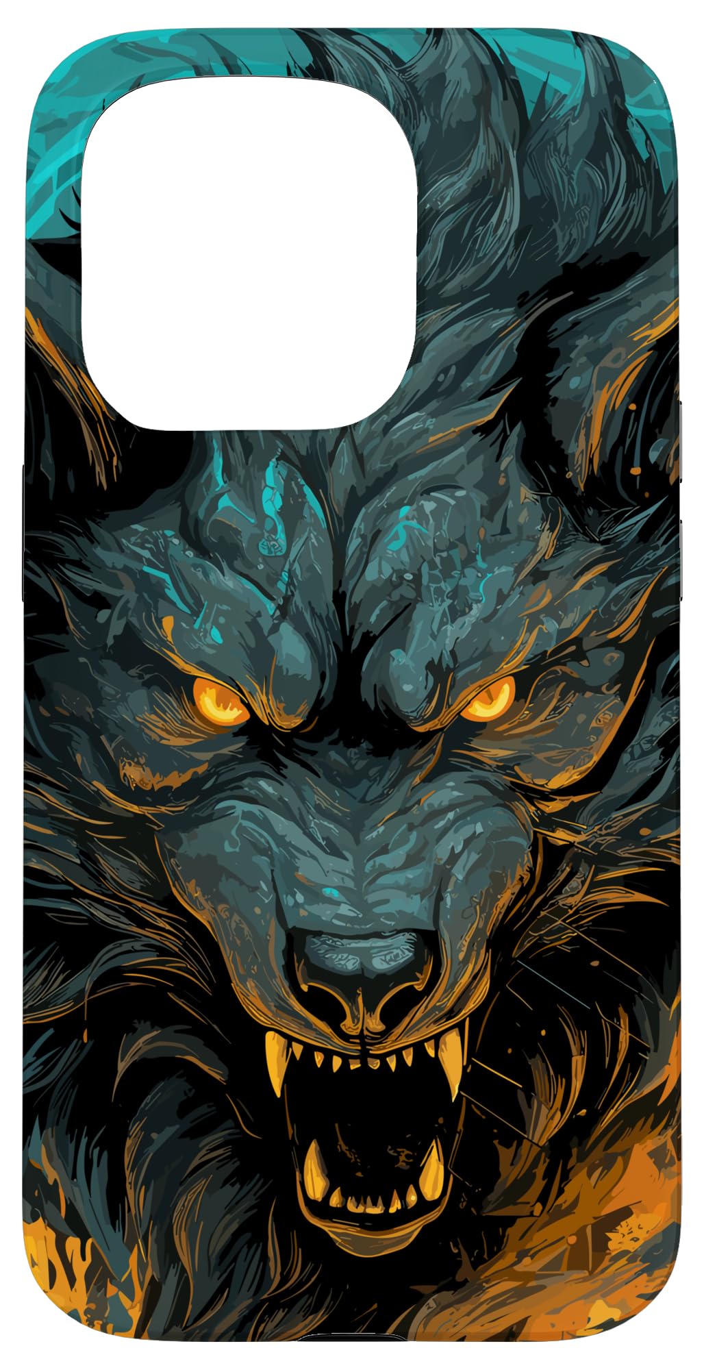 Fenrir Wolf - Norse Mythology - Ragnarok Viking Case for iPhone 15 Pro
